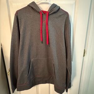 Under Armour Gray and Red Hoodie